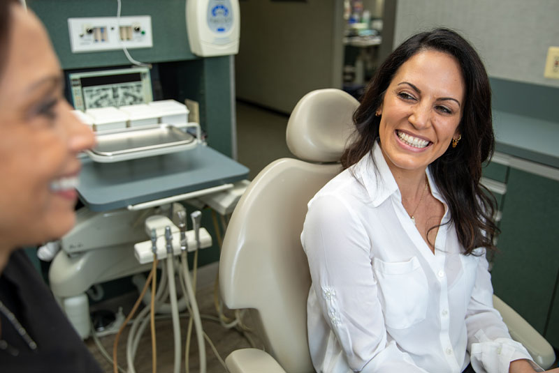 patient smiling