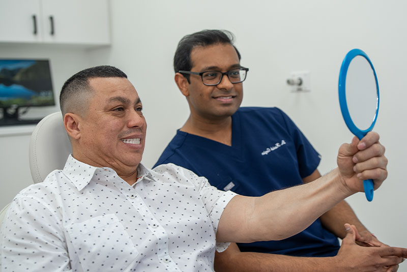 dr g with julio and mirror